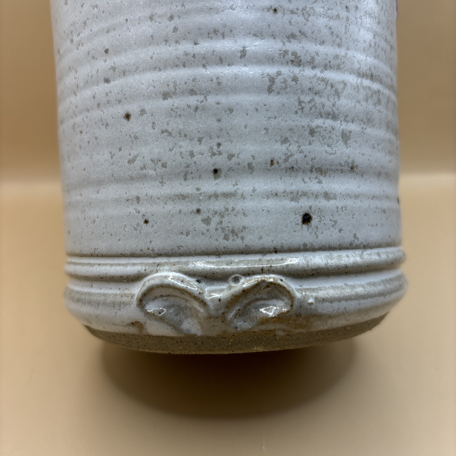 Art Pottery Vase Handpainted Signed