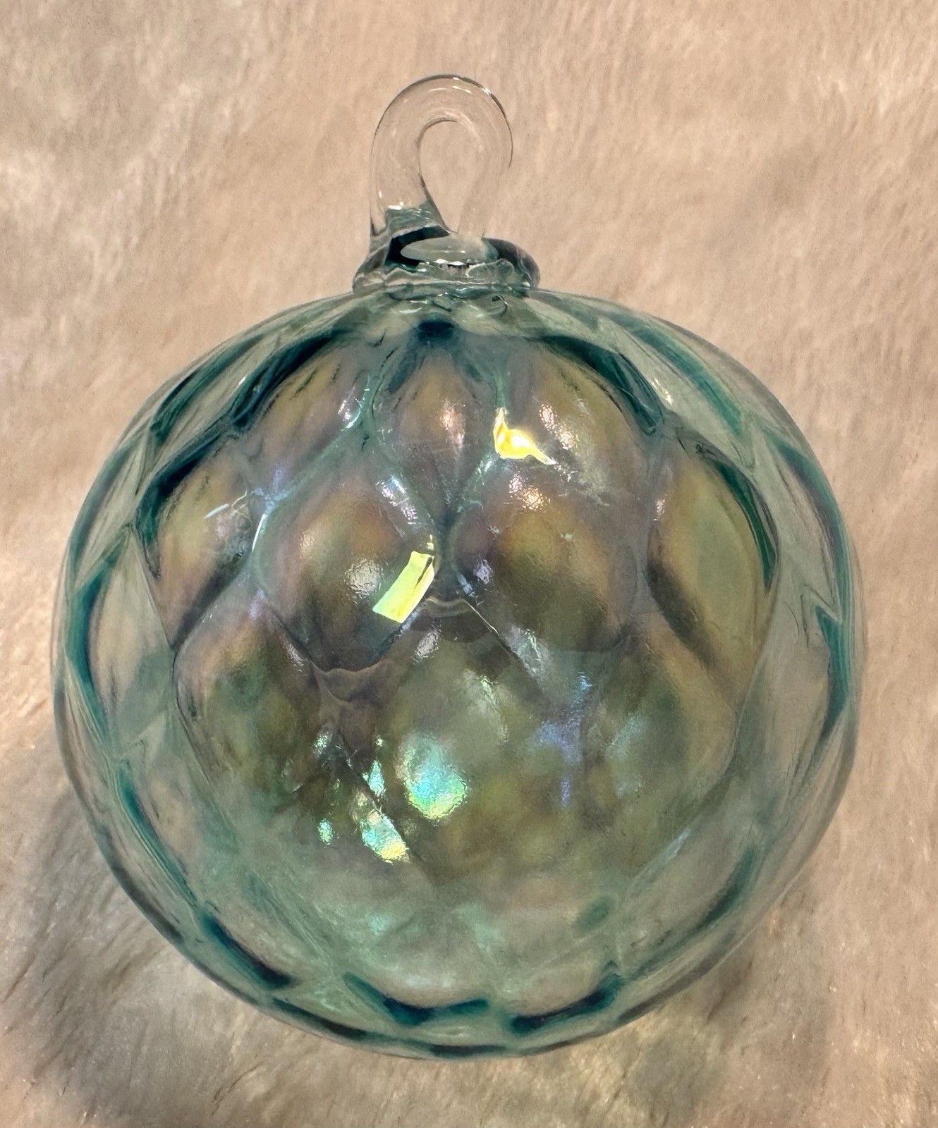 Hand Blown Glass Ball Orb Witch Spirit Home Protection Energy Art Ball Boudoir