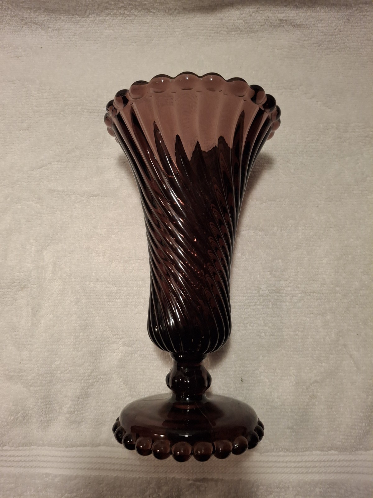 Westmoreland Amethyst And Ball Vase
