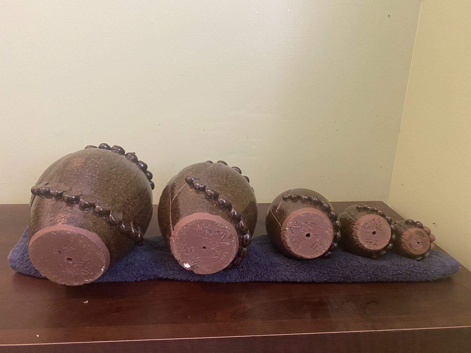 A.V. Smith Wood Fired Owl Set