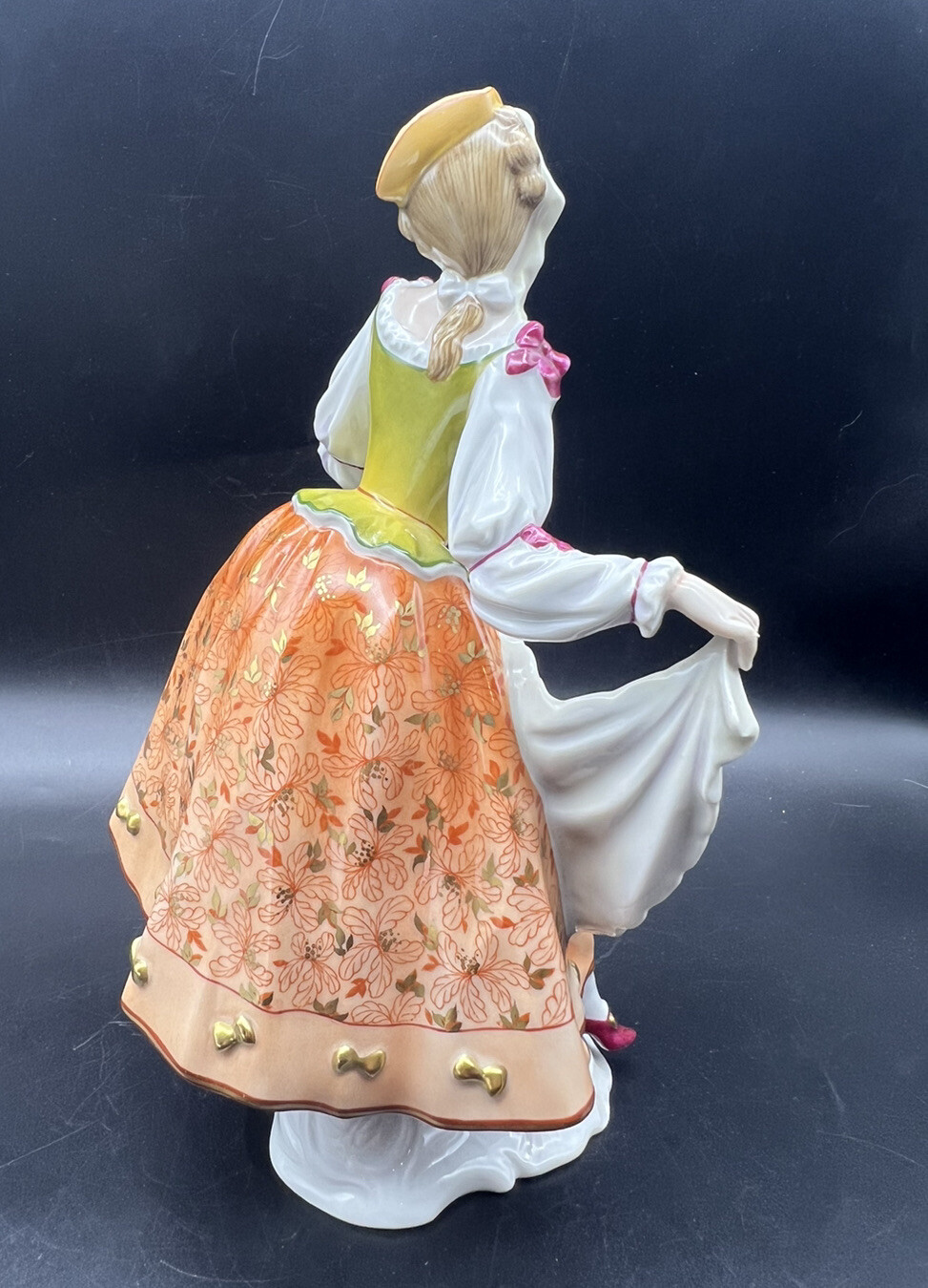 Vintage ROSENTHAL Gustav Oppel Porcelain 9.75” Figurine Rococo Dancer #1518