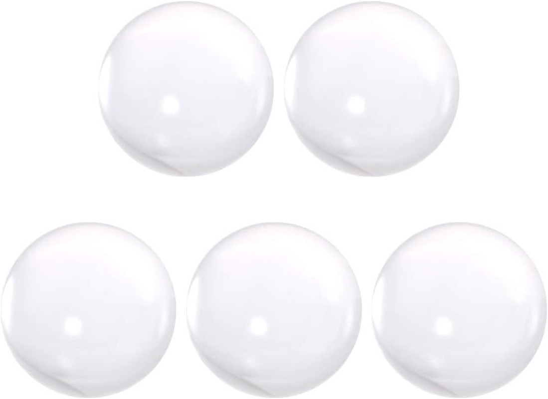 Clear Acrylic Contact Juggling Ball – 40Mm(1 9/16 Inch), 5 Pcs