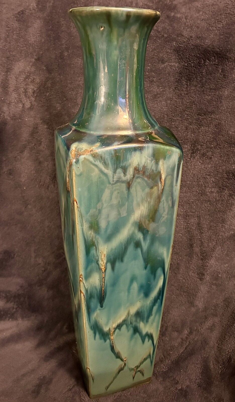 MCM Pottery Floor Vase 23”H
