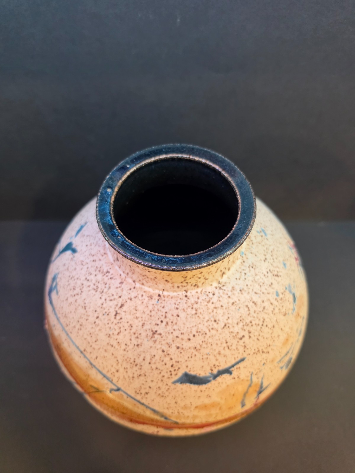 Vintage studio pottery vase by Timothy Weber Nashville