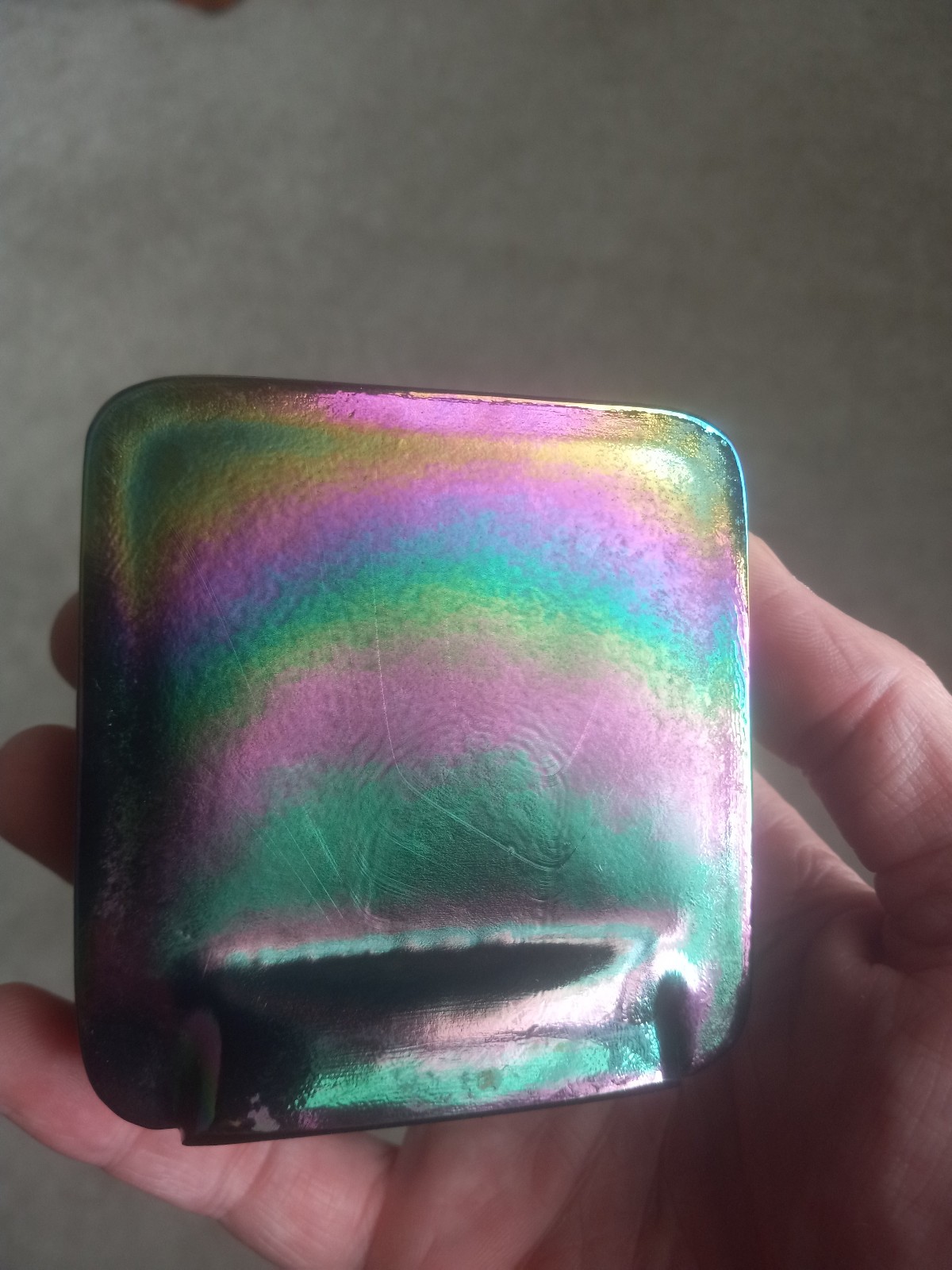 Fenton Glass Dealer 100 Year Anniversary Carnival Glass Display Sign