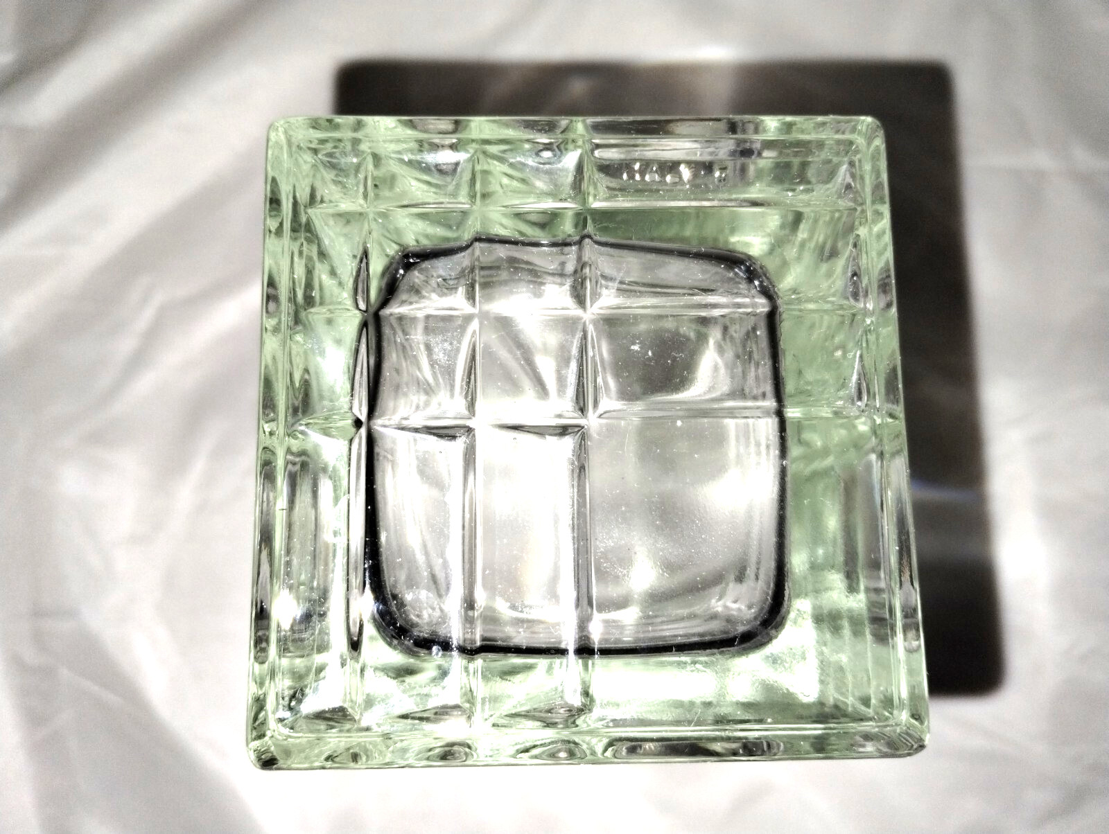 Heavy Glass Vase, Made in Italy, 9″ Tall, Please Read Description.