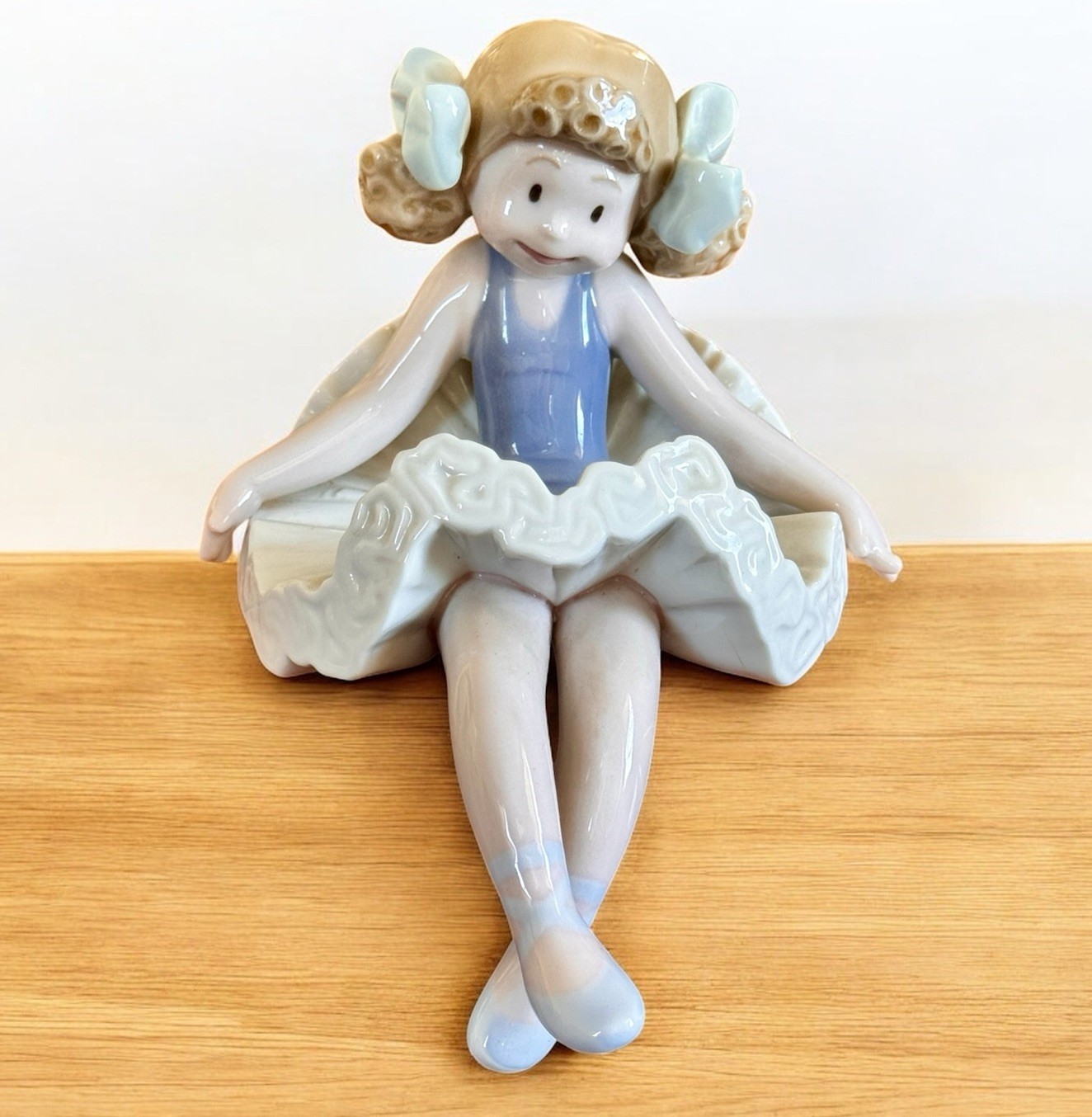 1985 Lladro Retired Forgotten Rag Doll # 1501 Shelf Sitter Clown Figurine 7.5”