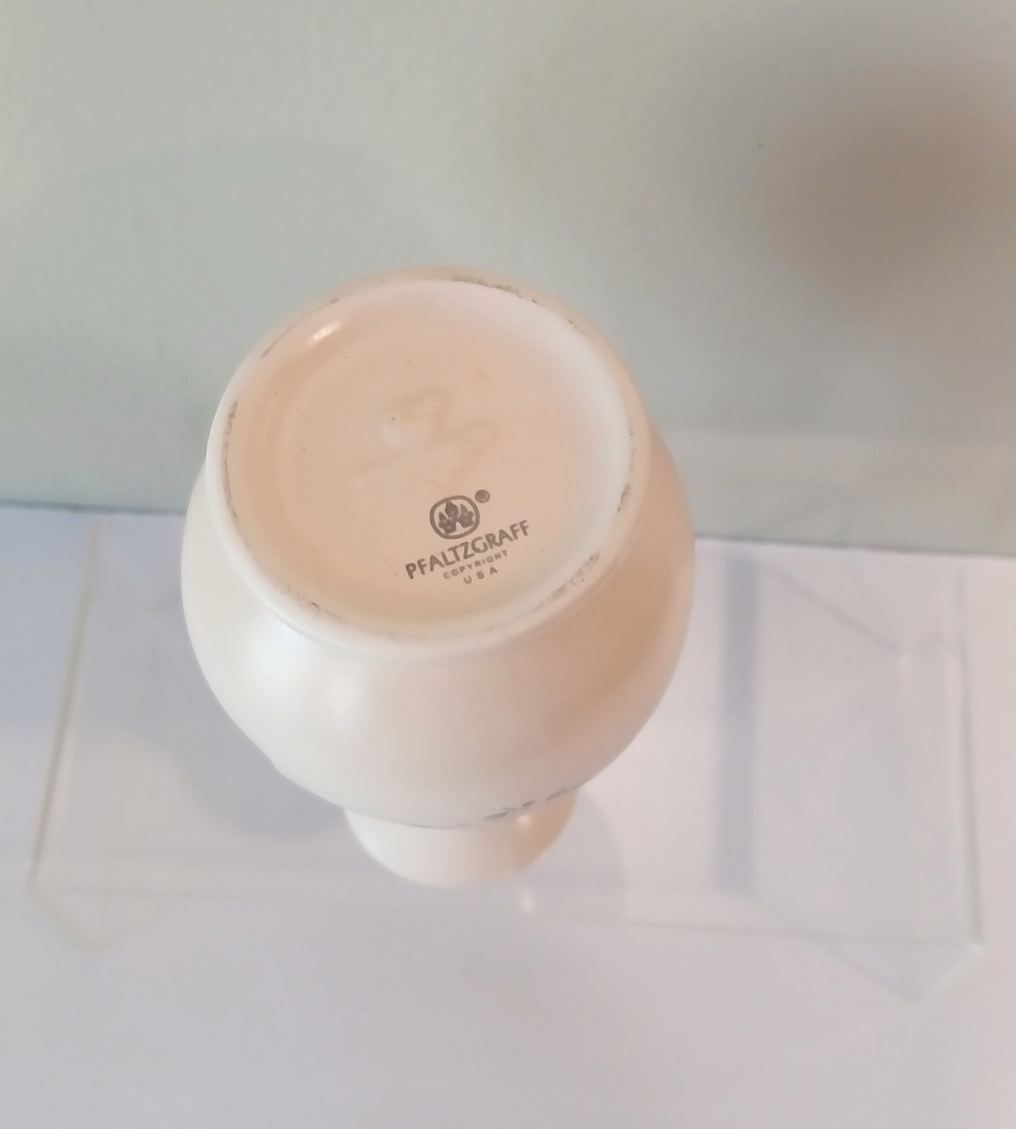VINTAGE Pfaltzgraff “Remembrance” Bud Vase – 6.25″ ~ 11oz