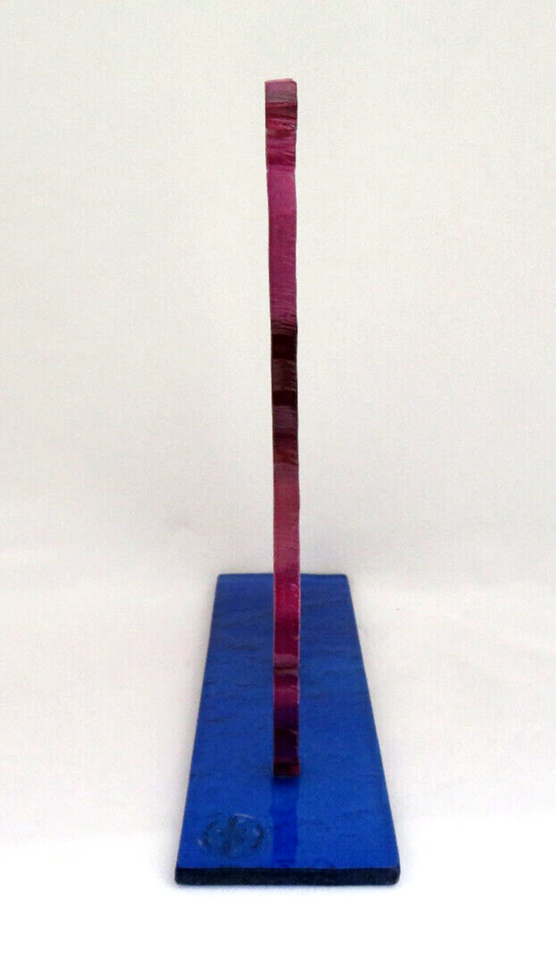 Art Glass Giraffe Figurine Made in Italy MINT Original Label