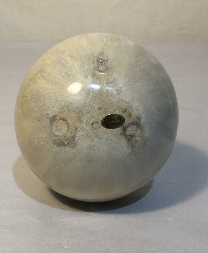 Modern Rustic Ocean Green Pottery Round Sphere Orb 4”
