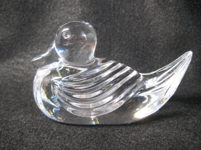 Waterford Crystal Mallard Duck Firgurine 4 in.