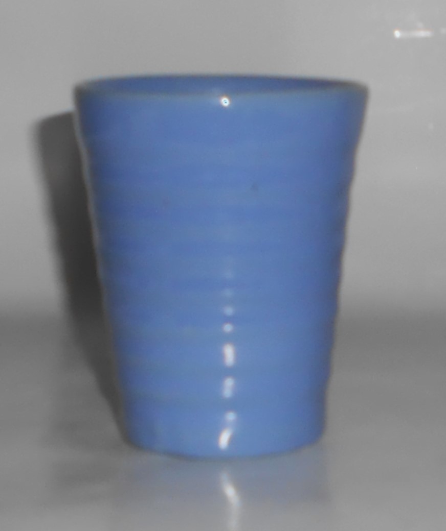 VINTAGE Bauer Pottery Ring Ware 6 Oz DELPH Tumbler w/Handle