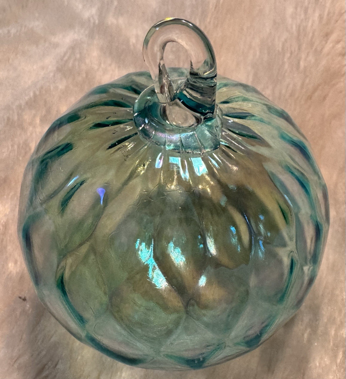 Hand Blown Glass Ball Orb Witch Spirit Home Protection Energy Art Ball Boudoir