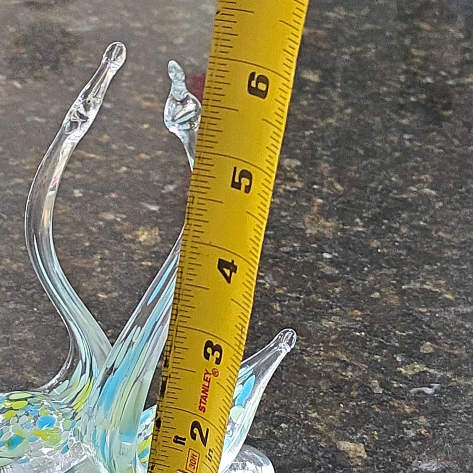 Vintage German Lead Crystal Swan Figurine Pair.
