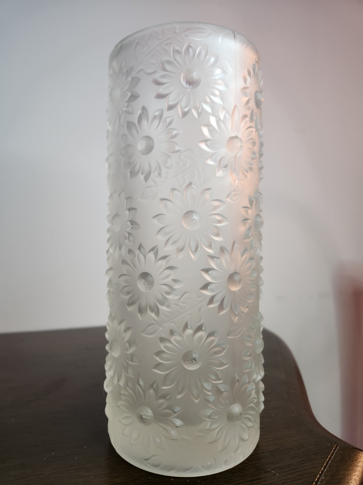 Czech Sklo Union Marguerites Vase by Adolf Matura for Rosice Glassworks -9.75″