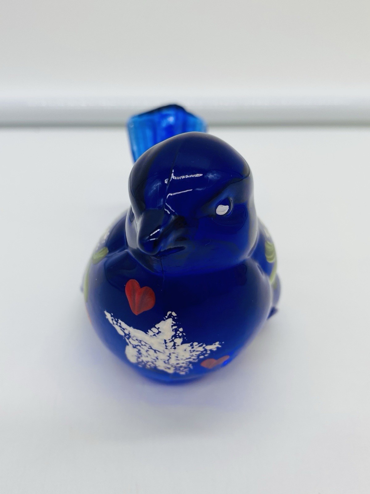 Fenton QVC Holiday Parade 4th of July Figurines Patriotic Elephant and Bluebird