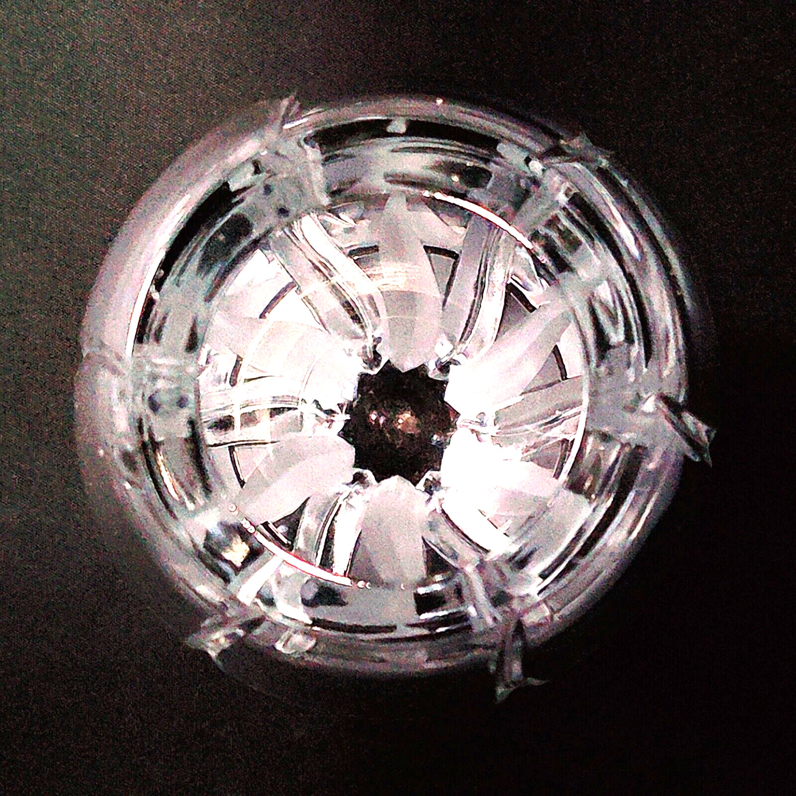 MIKASA FLAME D’AMORE VASE, Cut & Frosted Lead Crystal, 7.25″, Made in Slovenia