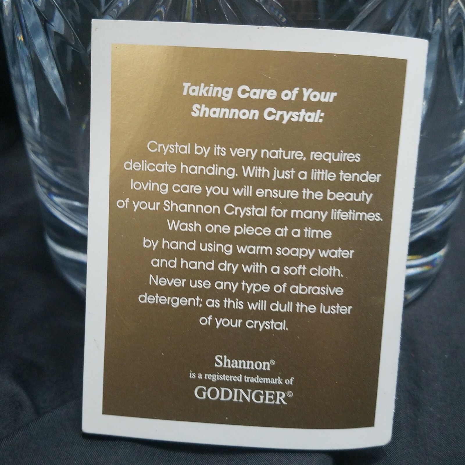Shannon Crystal by Godinger Duchess Hurricane 24% Lead Cut Crystal Vase
