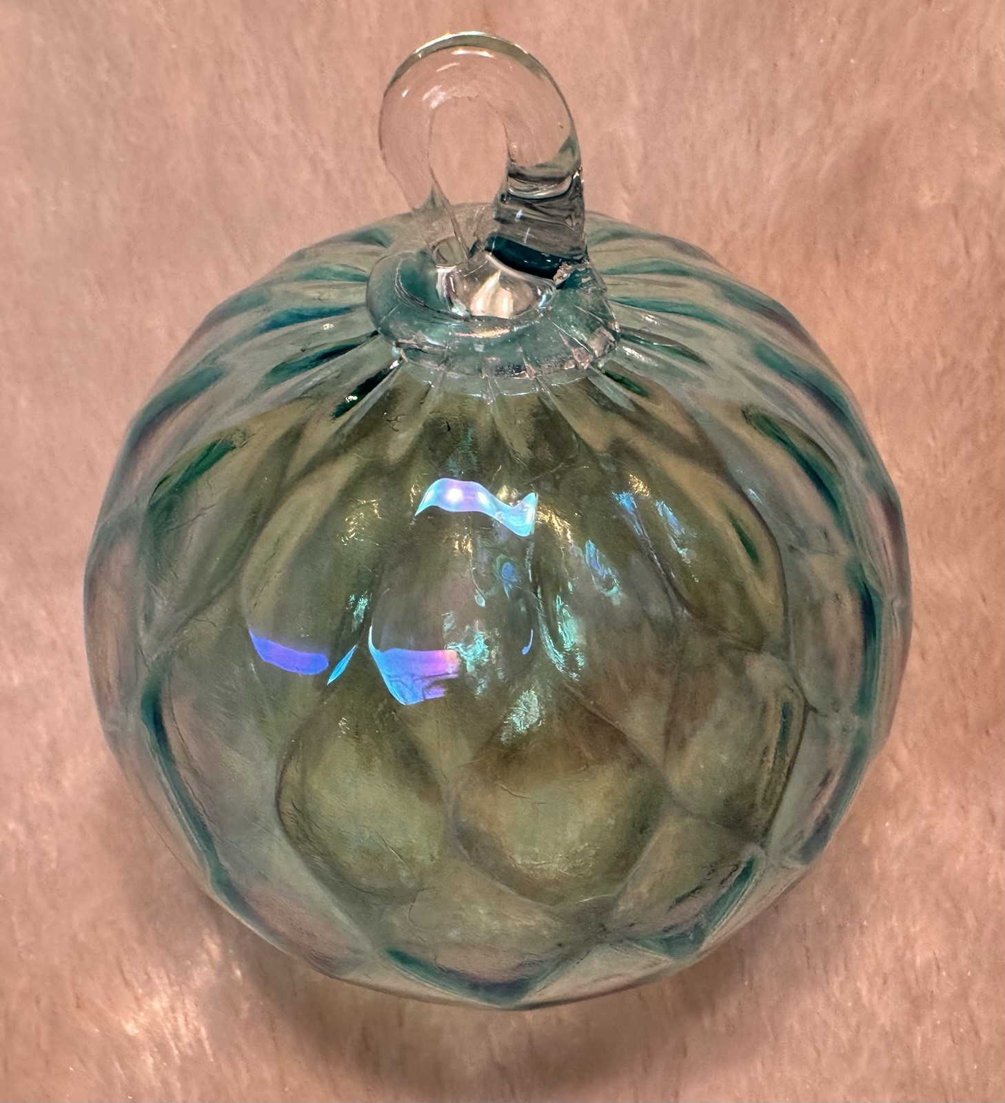 Hand Blown Glass Ball Orb Witch Spirit Home Protection Energy Art Ball Boudoir