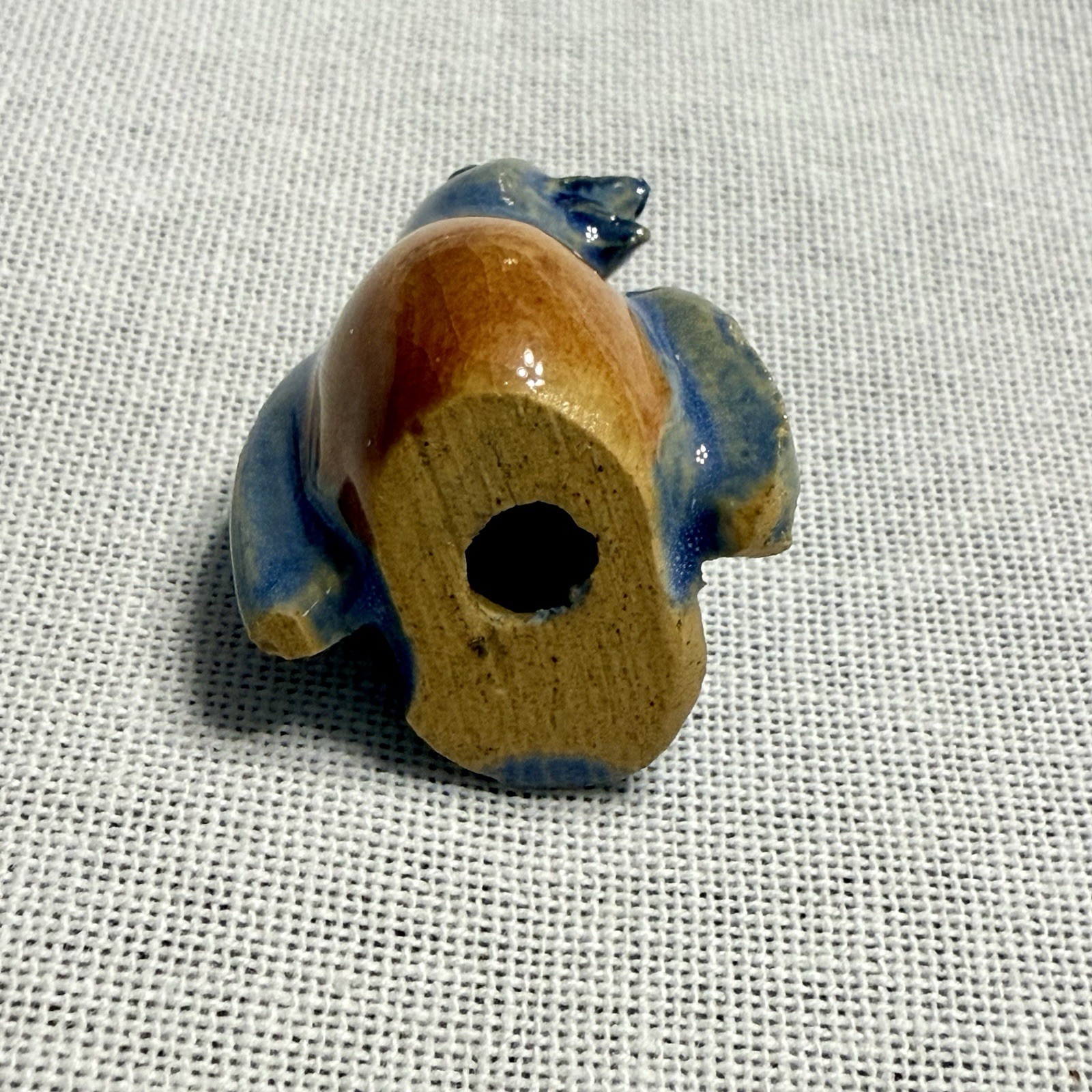 Vintage Rosemeade Mini Miniature Bluebird Figurine 1.25” tall RARE