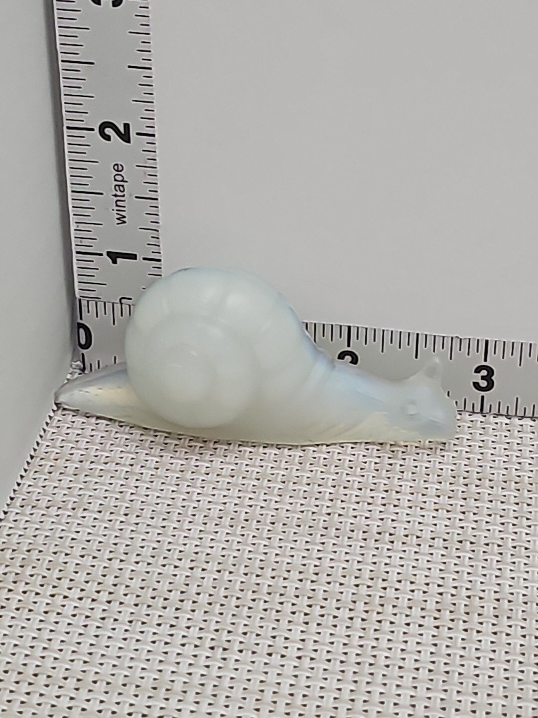 Vintage-Sabino Opalescent Glass Figure Model Escargot 8621 (Snail)