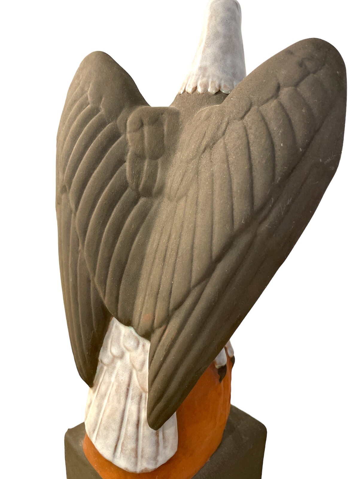 Nicodemus Pottery EAGLE Sculpture Figure 10.5”. Sculpture By Chester Nicodemus.