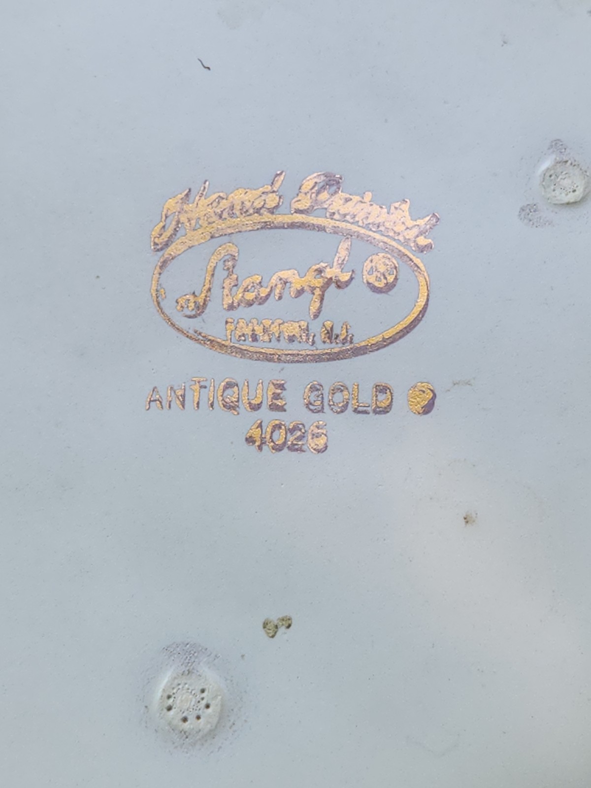 Stangl Ashtray Large Antique Gold Cigarette Cigar