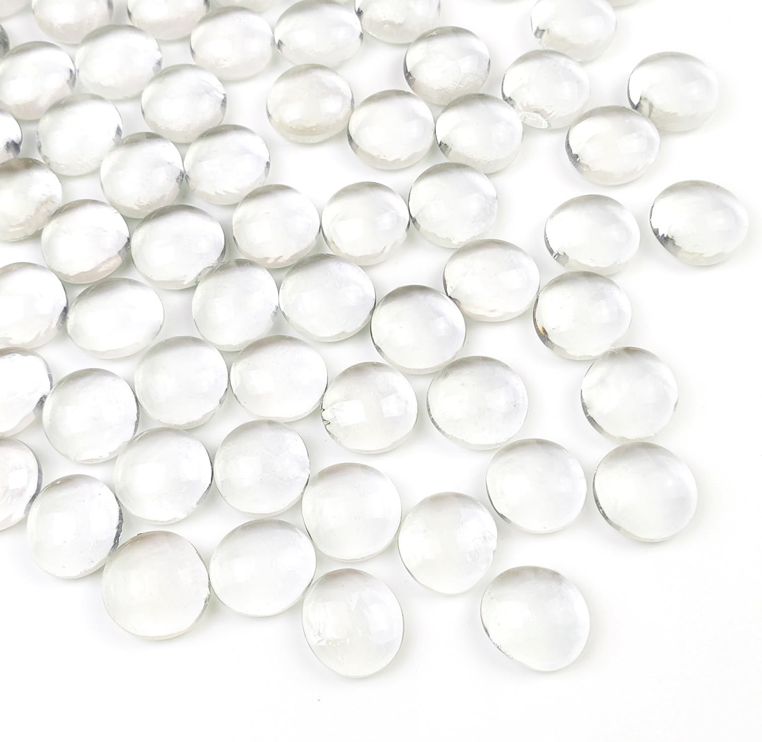 FANTIAN 1lb Clear Glass Beads for Vases, 100 Pcs 1 Pound,