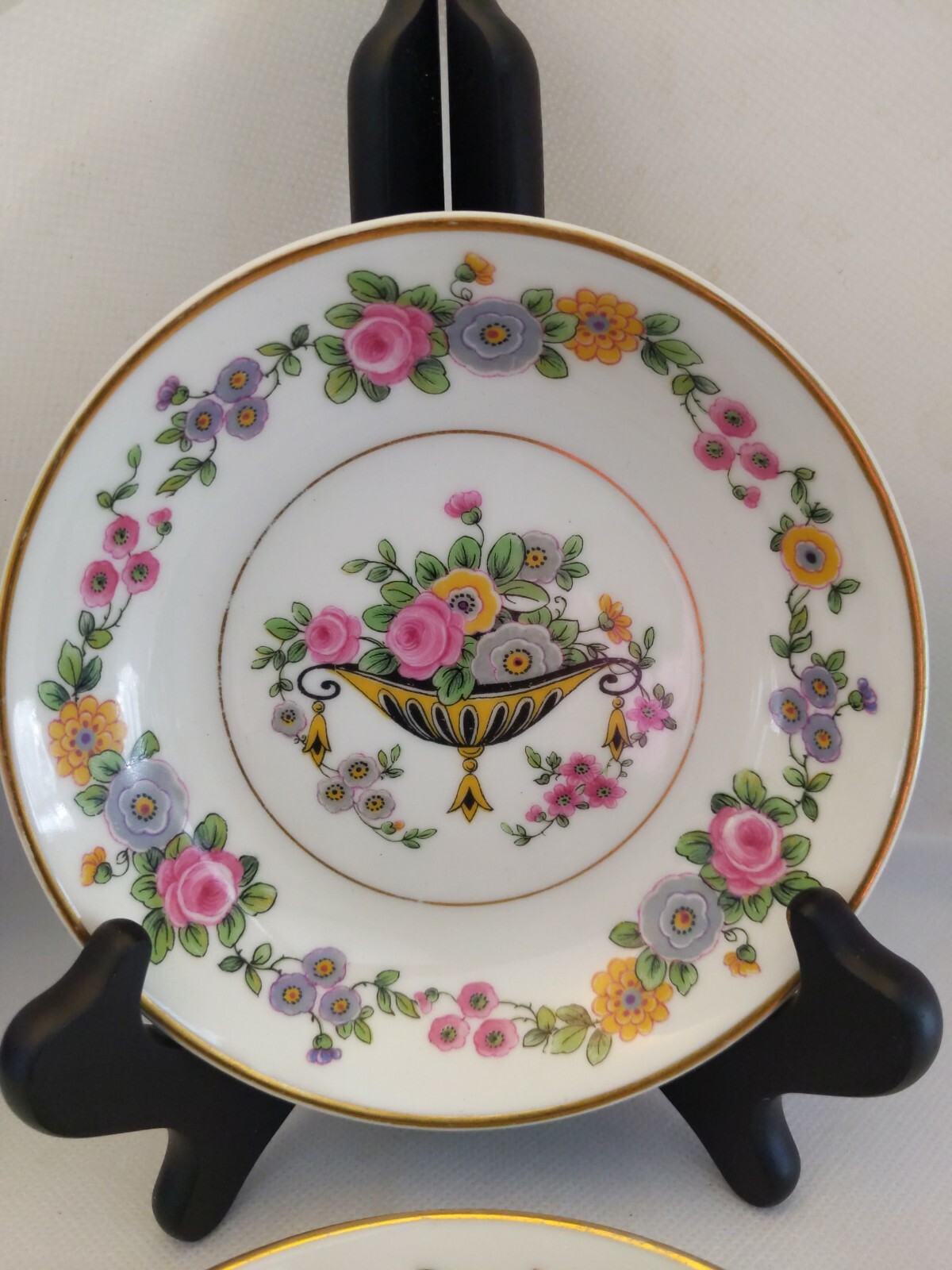 Antique CH Field Haviland Limoges Rare Urn Pair Berry Bowl Dish