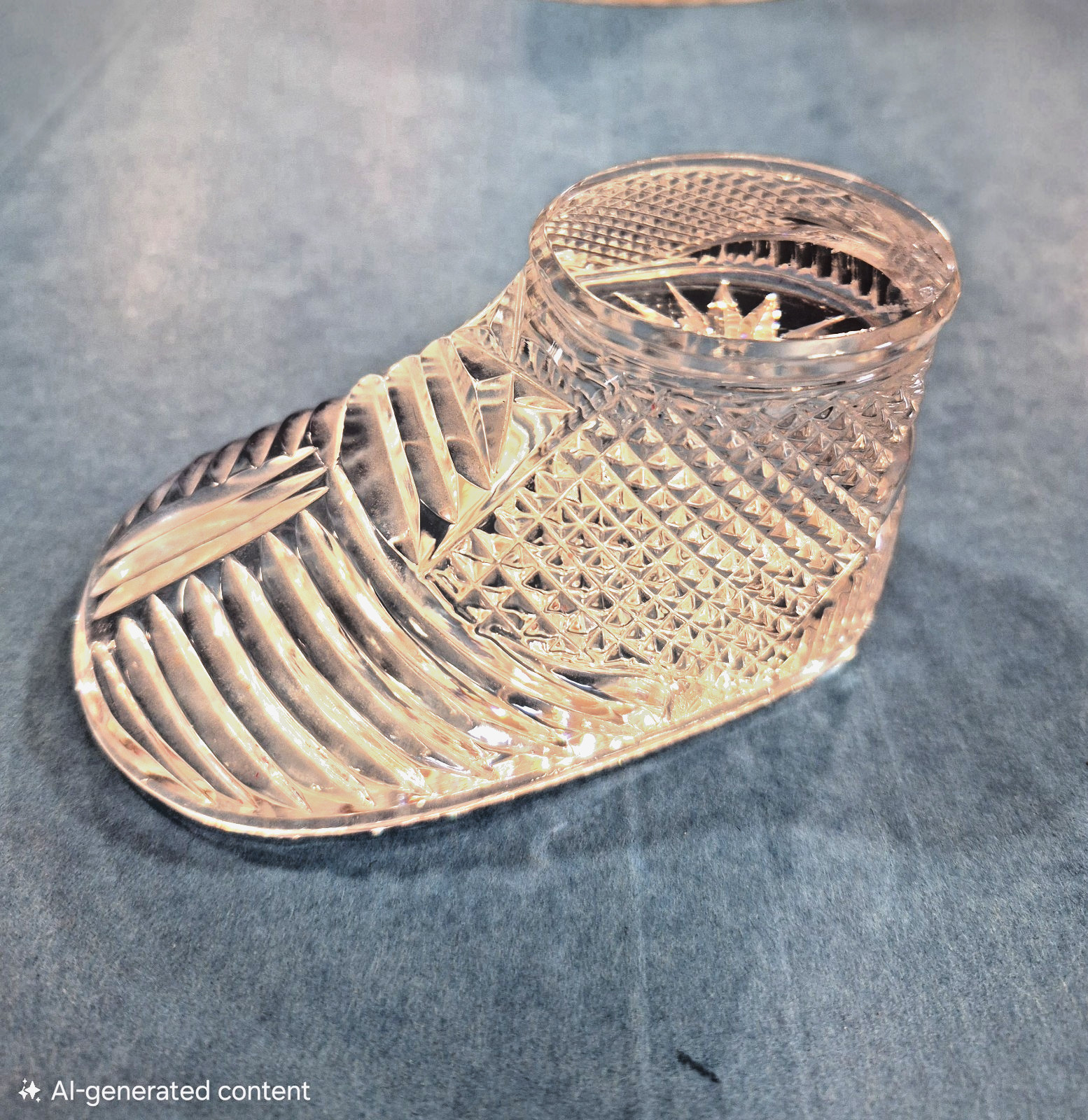 Waterford Crystal Baby Bootie Slipper