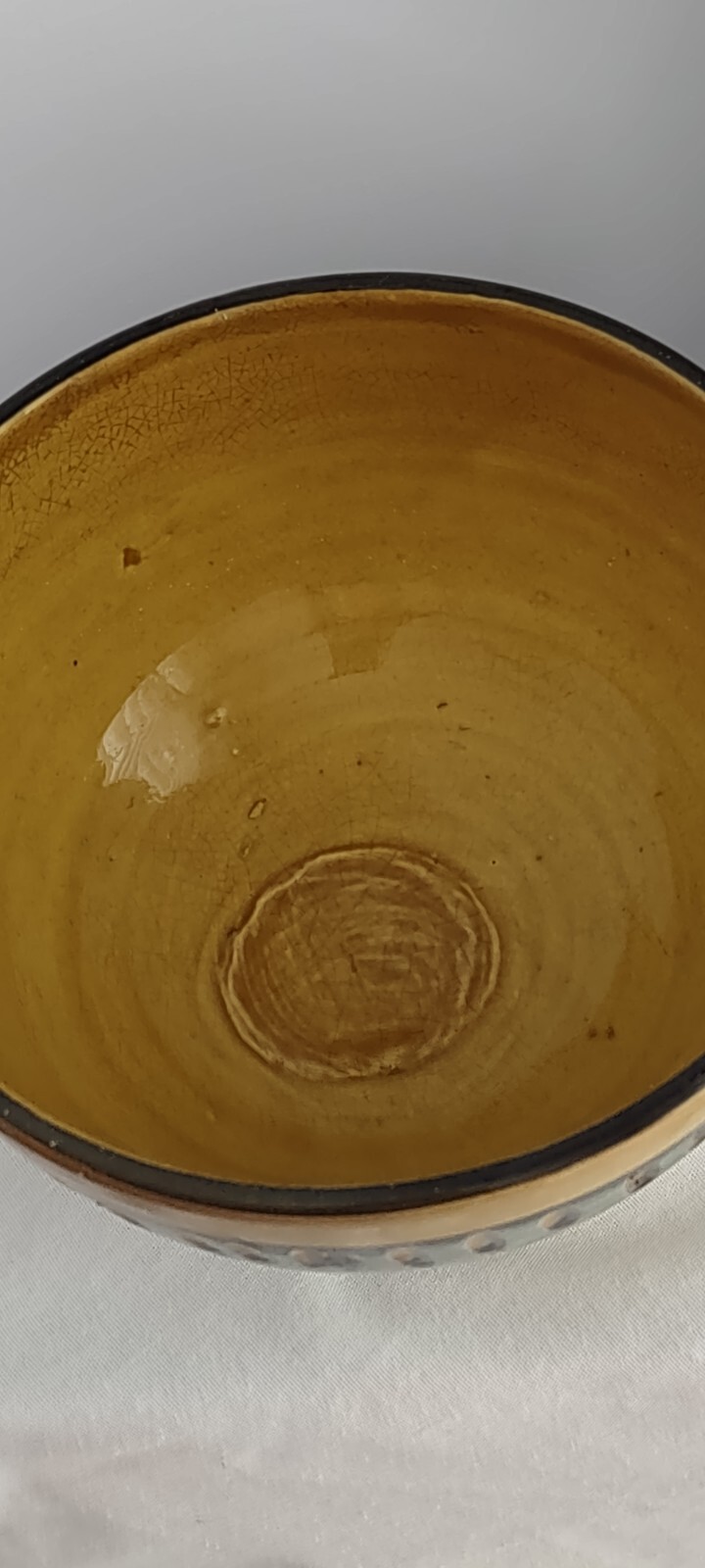 Mid 20th Century Modern Pottery Vase Planter Bowl