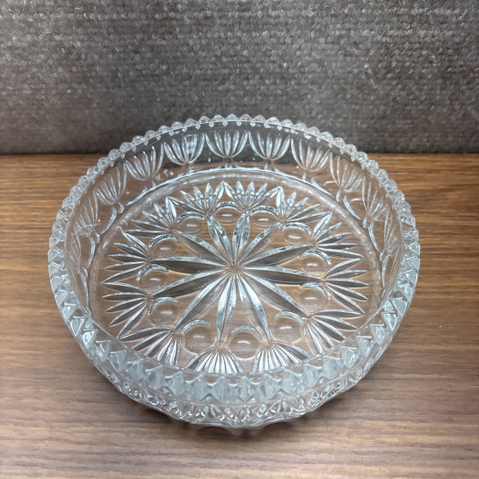 Vintage Princess House By Fostoria Lead Crystal Candy Dish Centerpiece