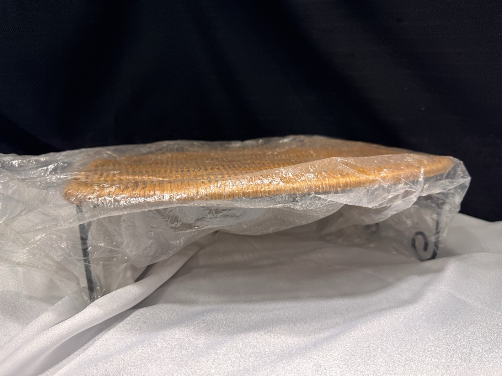 NIB Princess House Rattan Tray, Insert, Table, #2598