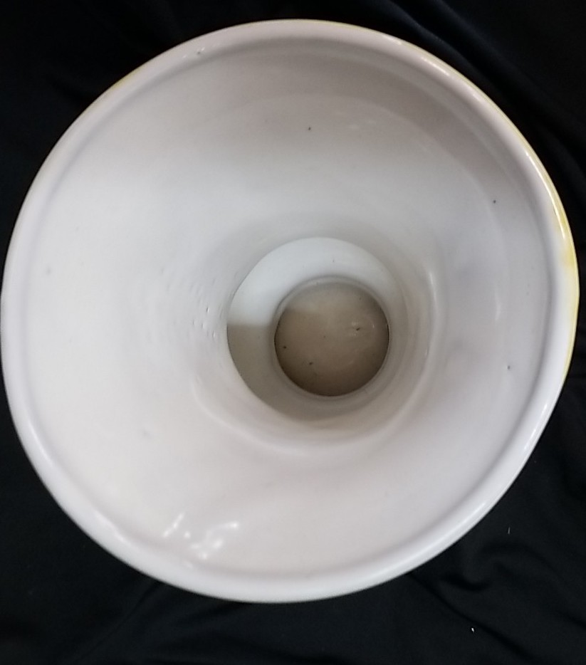 Mackenzie Childs Taylor Summer Frock Hand Made Ceramic Vase- Retired 1988