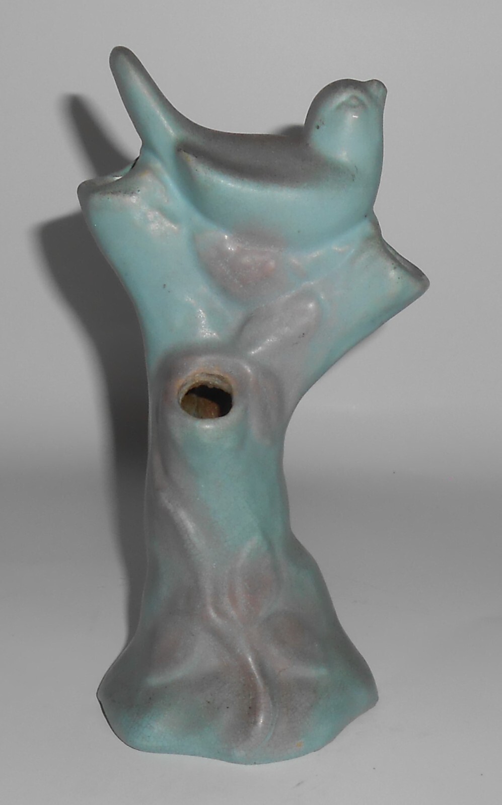 Rosemeade Pottery Bird On Nest Vase