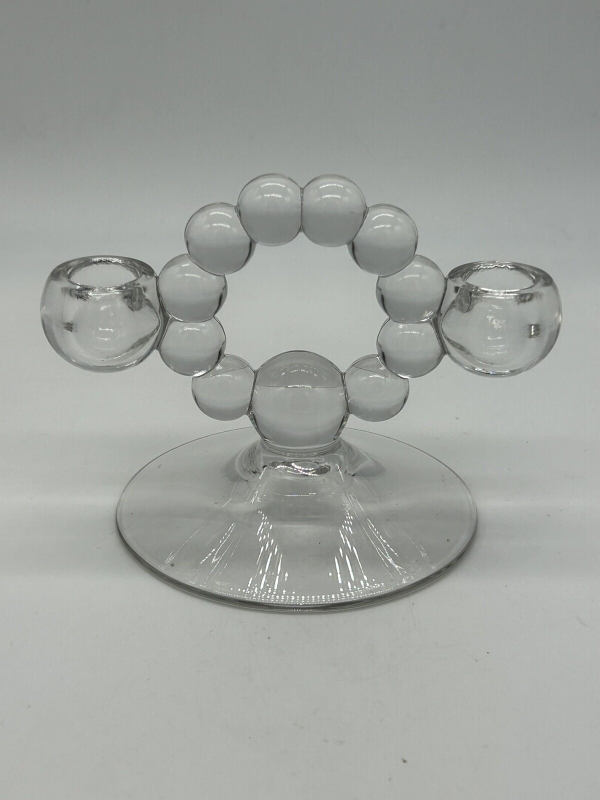 Imperial Glass Candlewick Twin Candleholder 400/100