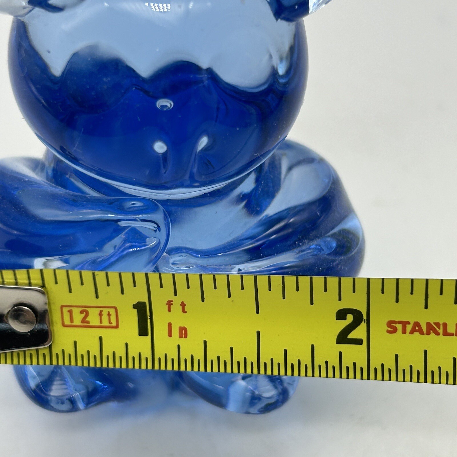 United States Commemorative Fine Art Gallery Blue Glass Koala Bear Paperweight