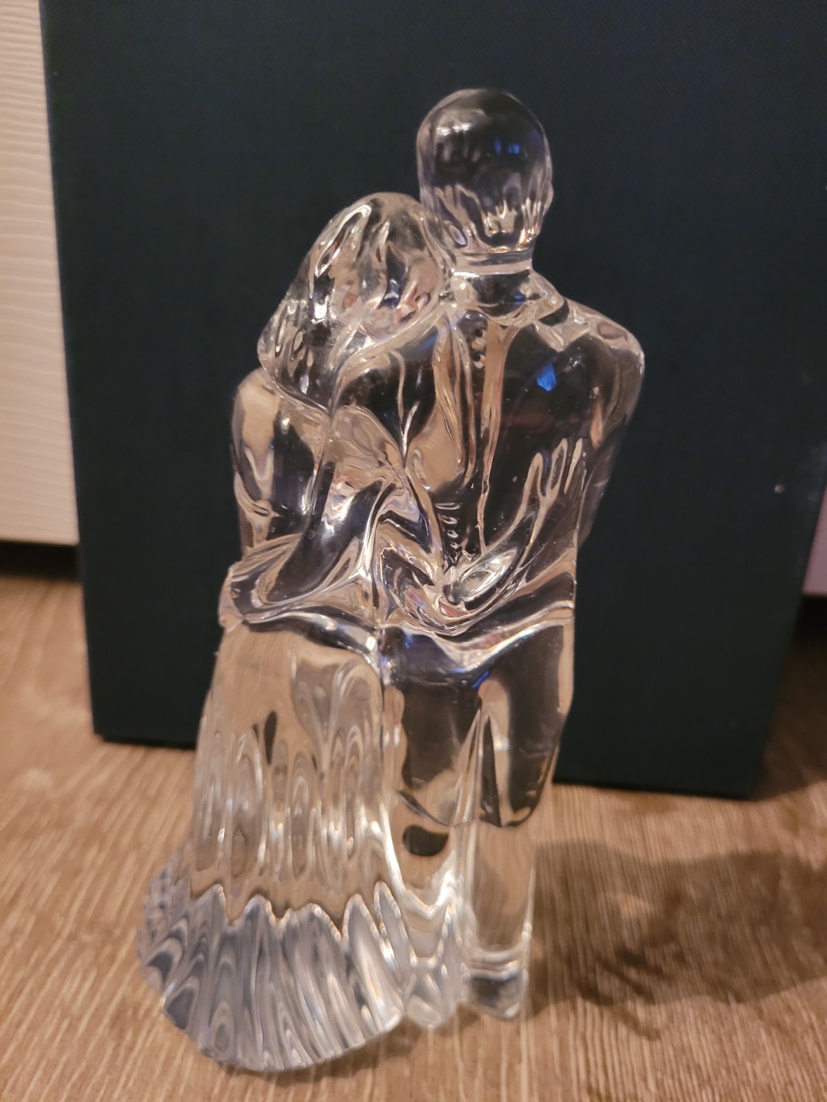 Waterford Crystal WEDDING COUPLE- Bride & Groom – 7.25″ Tall Excllent Condition