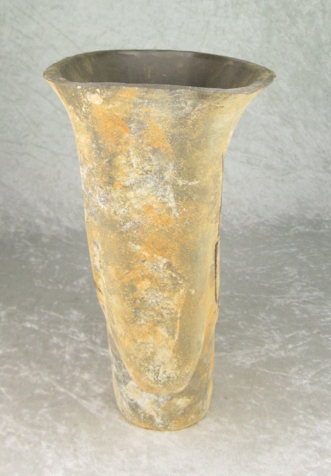 Terry Stone Ceramic Pottery Vessel Paolo Soleri Arcosanti Signed 10-3/8 in Tall