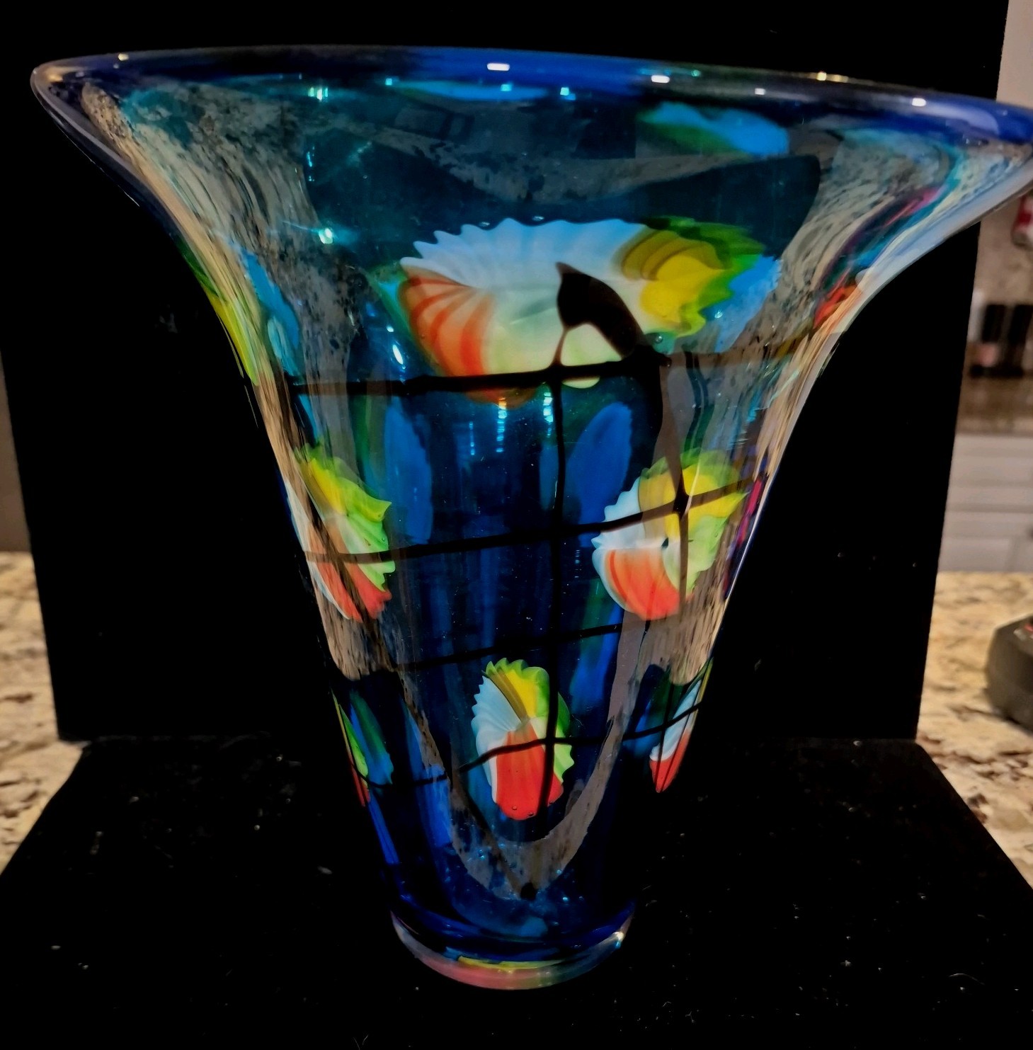 Dale Tiffany Imagination Hand Blown Art Glass Vase