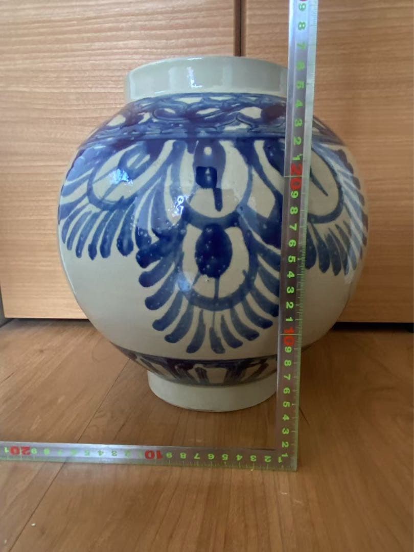Chinese Blue And White Porcelain Vase Antique Flower Pot