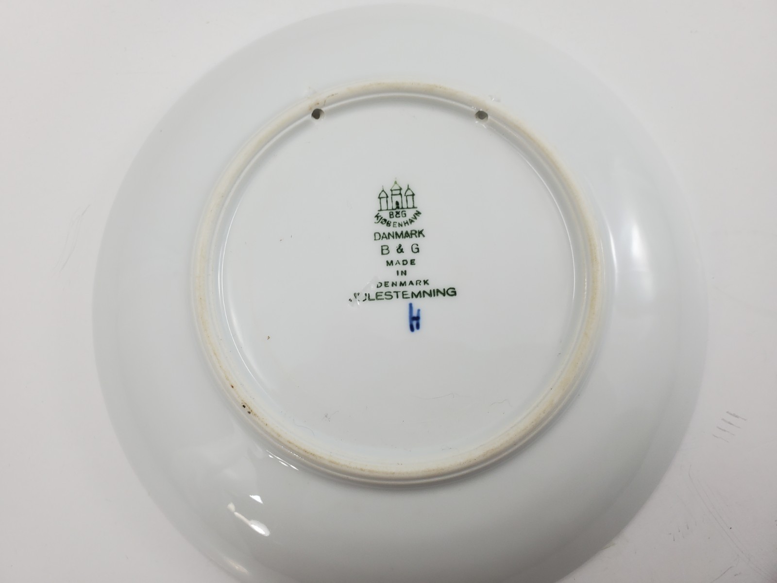 Bing & Grondahl 1959 7″ Blue Christmas Plate Denmark-B&G Danmark Copenhagen