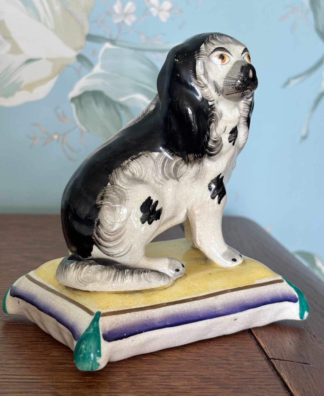 C1860 Antique Staffordshire Spaniel