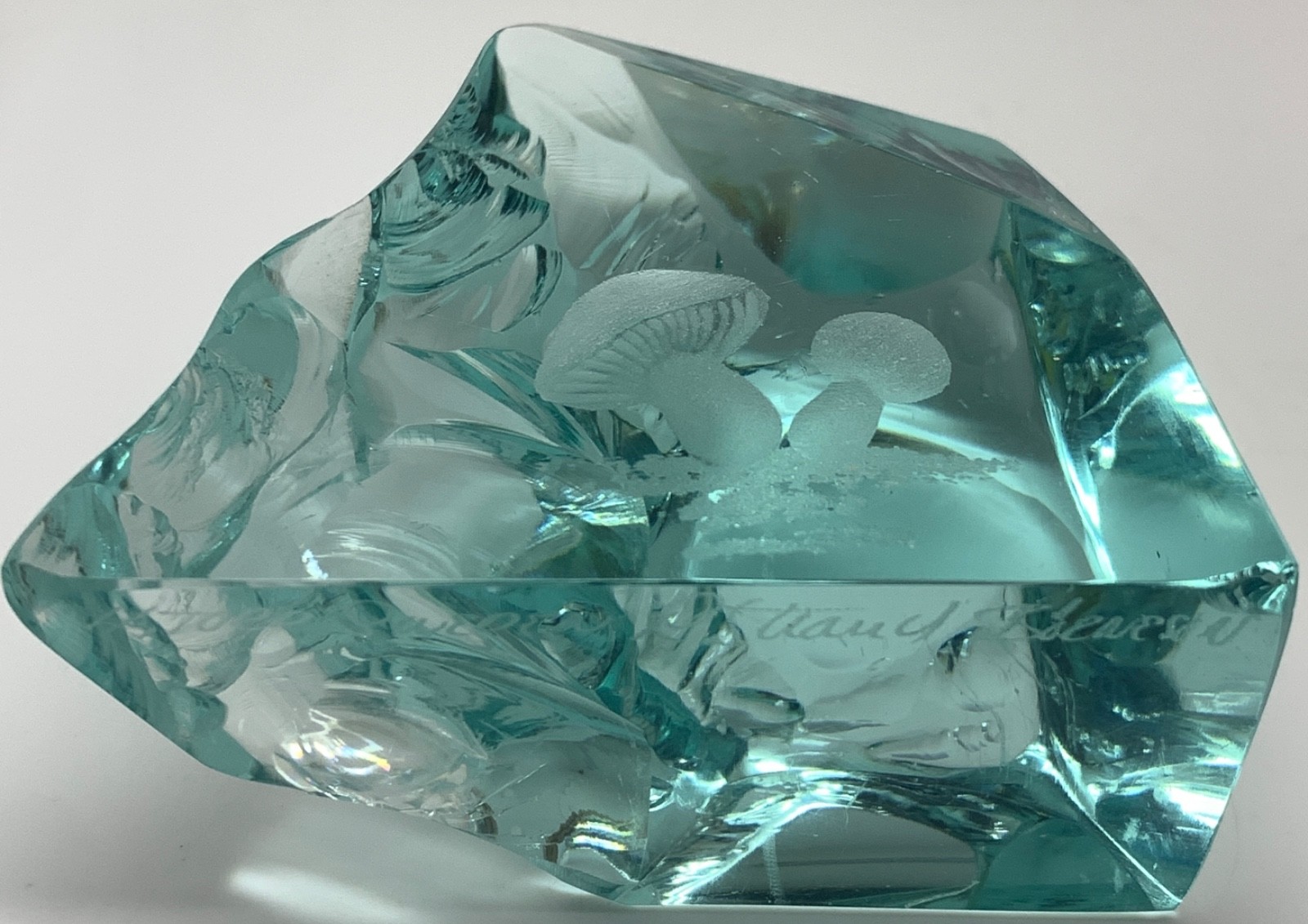 Hovmantorp Sweden “Iceberg” sculpture signed by Rune Strand and Lars Börnesson!