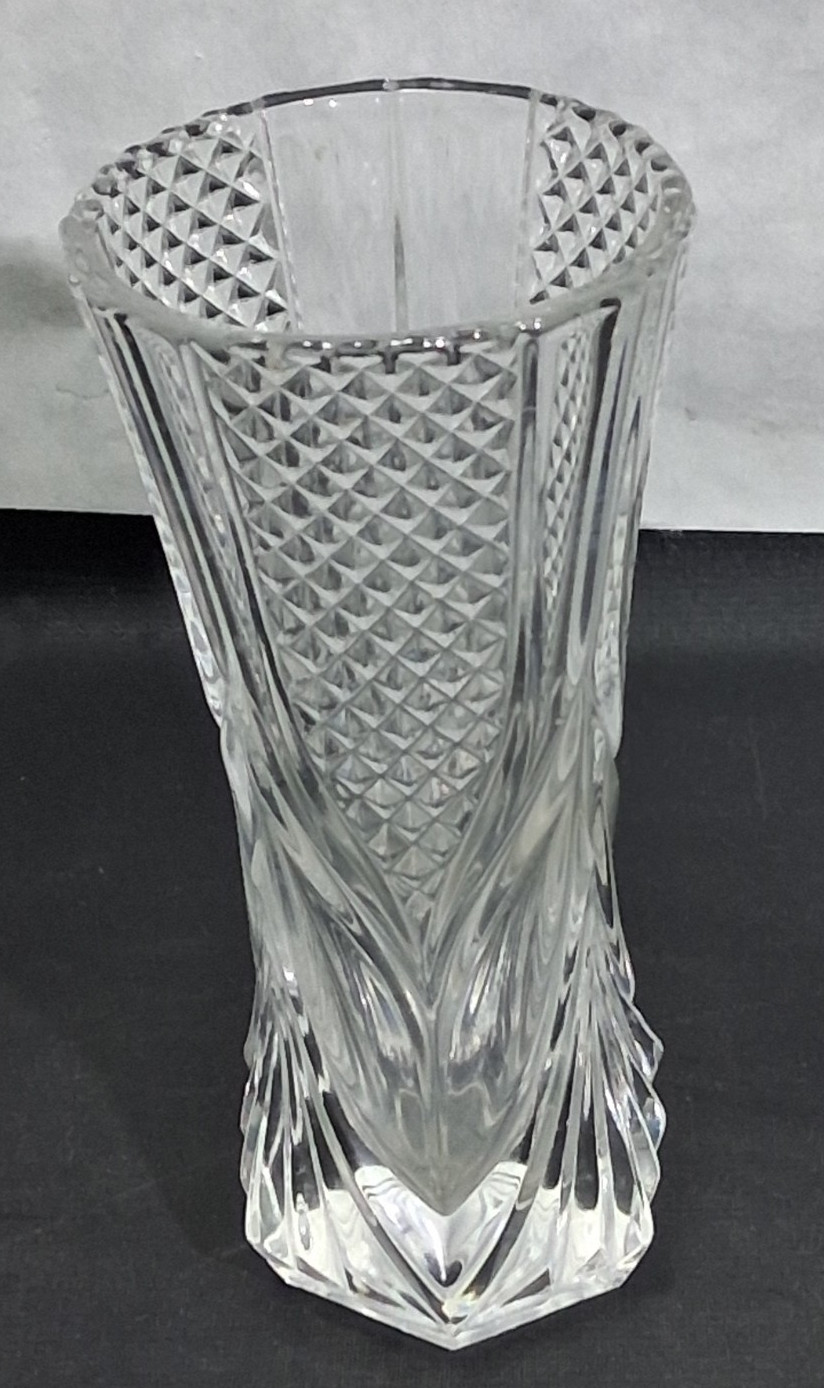 Vintage 5” Bud Vase Cut Crystal Glass Royale Clear by Cristal D’Arques Durand