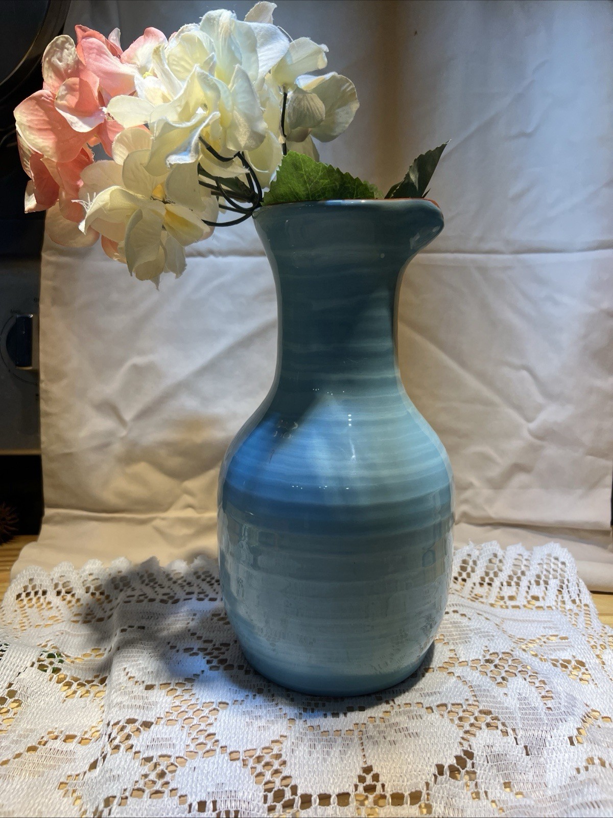Large Redware Vase/decanter