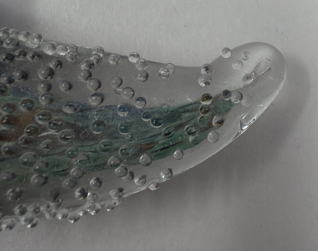 Starfish Paperweight Multi-colored Art Glass 7.75” Murano Style