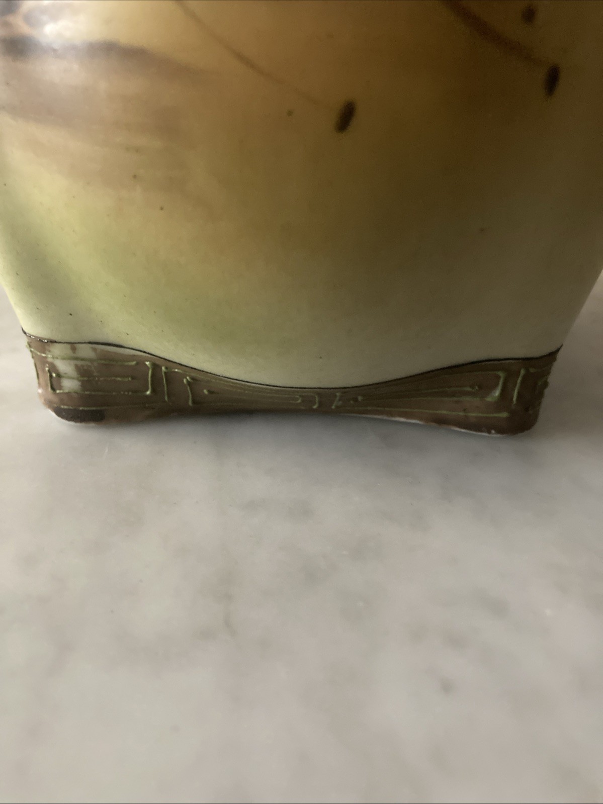 imperial nippon porcelain hand painted With Camel Desert Scene pair 10” Vases