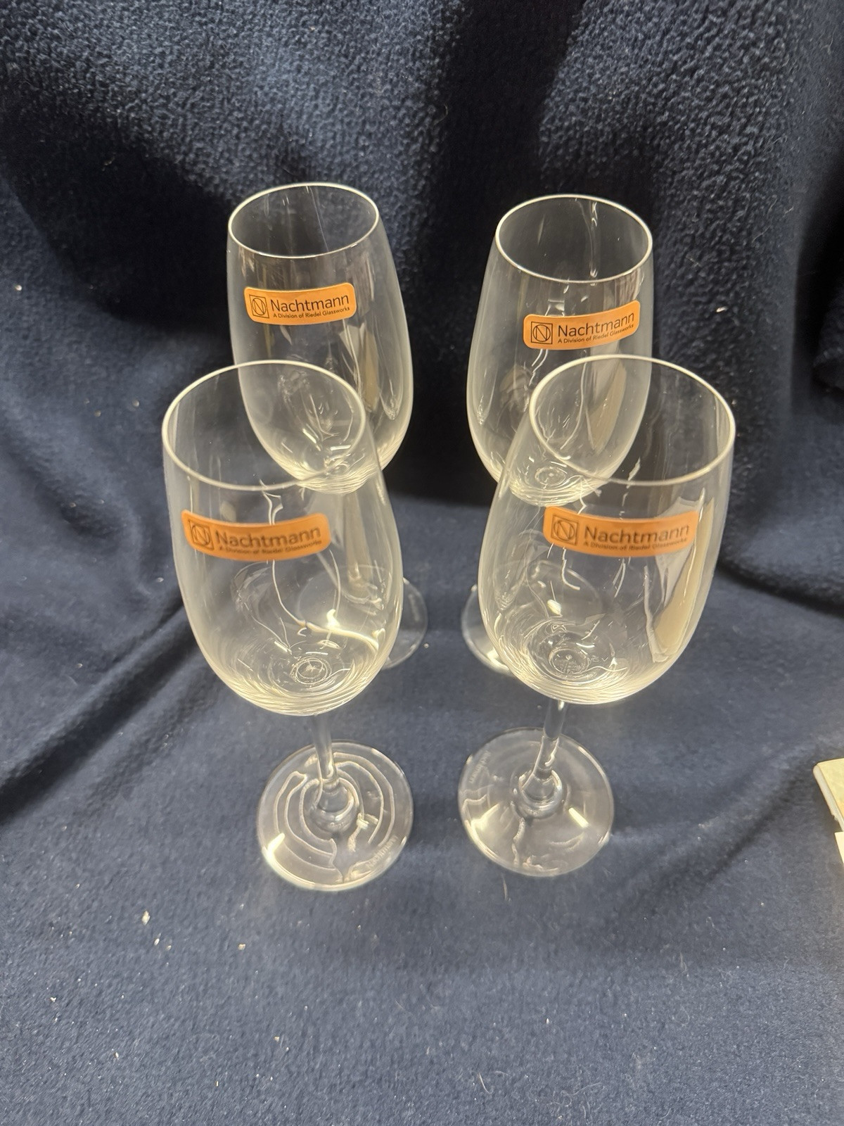 Nachtmann ViVino 4 Champagne Glasses NEW in BOX