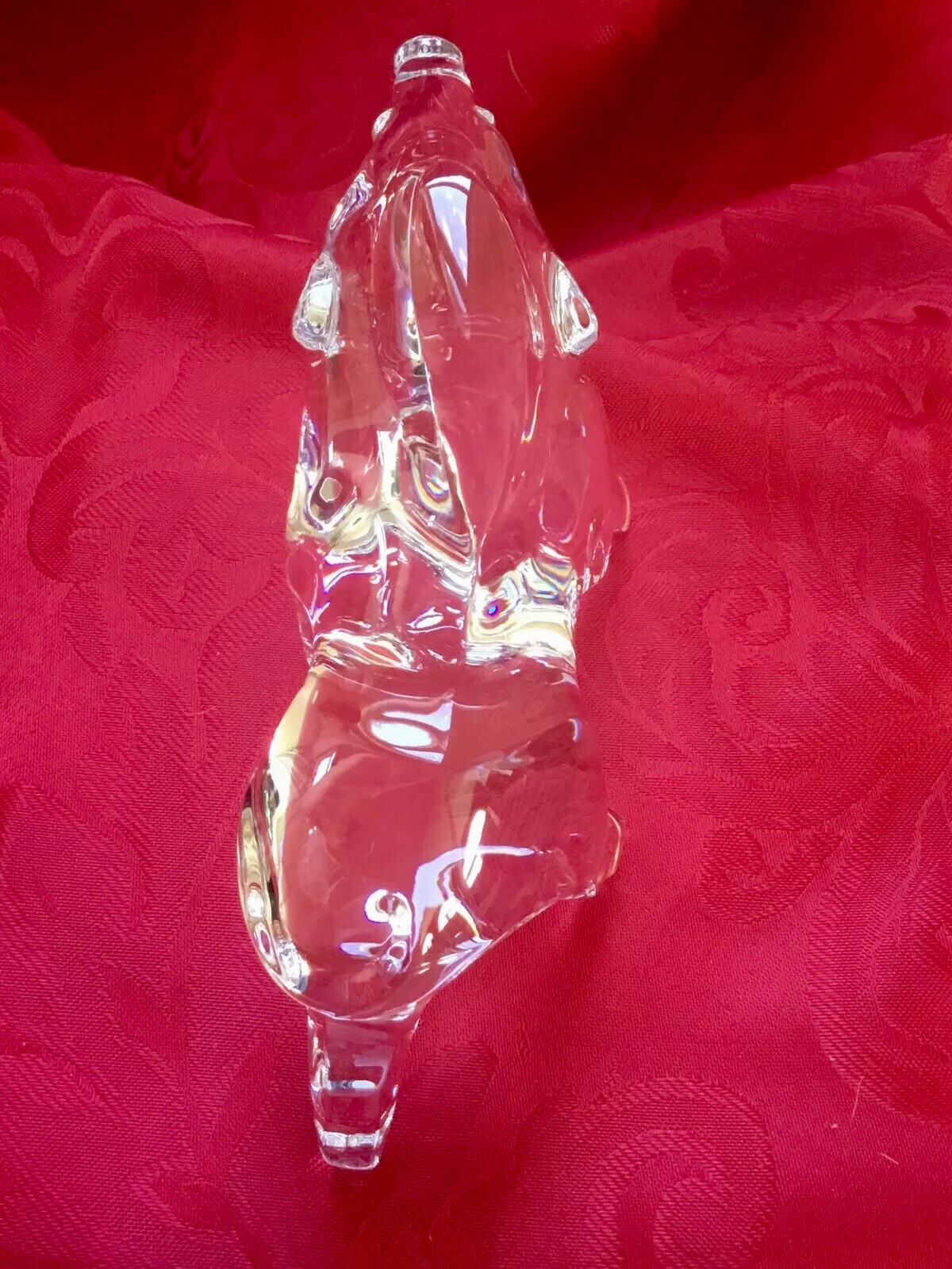 NEW FLAWLESS Stunning BACCARAT France Glass ZODIAC Crystal BOAR PIG HOG Figurine